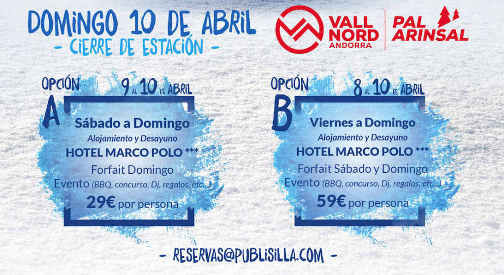 Vallnord_Paquete vacacional